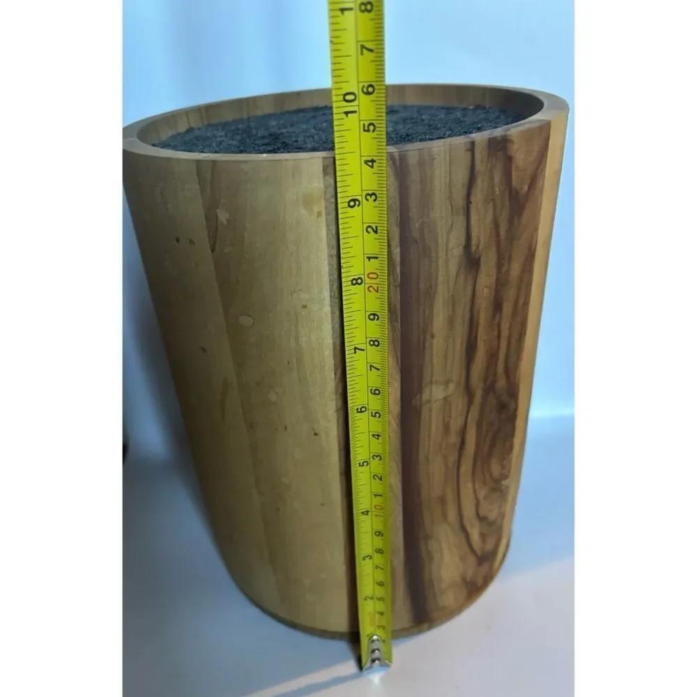 Williams Sonoma Walnut  Kapoosh Walnut Knife Holder